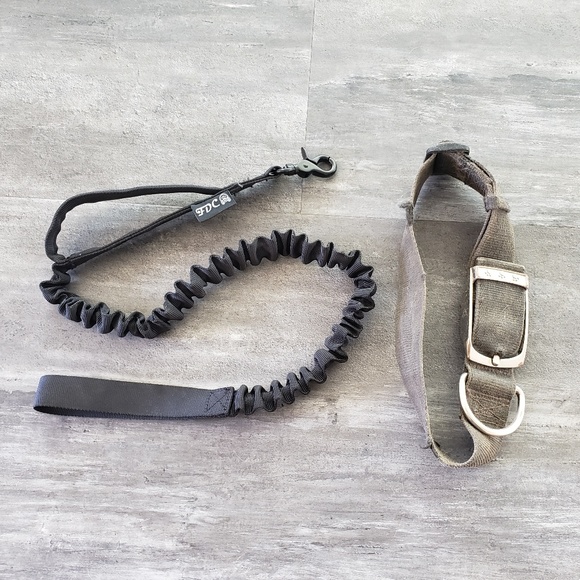 FDC Other - Black Running FDC Dog Leash w/Collar